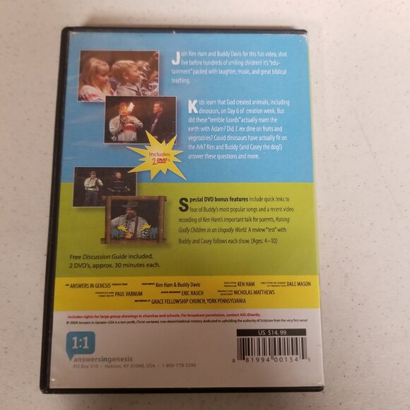 Dinosaurs Genesis and the Gospels 2 Disc DVD Set - Picture 2 of 6